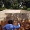 A water storage tank constructed as part of the Lilongwe Botanic Gardens water system project