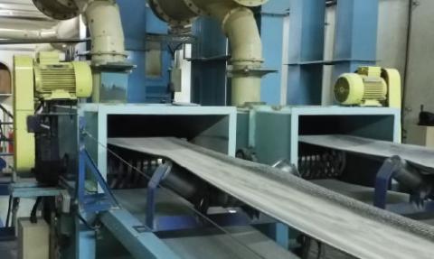 Some of the maintained electric motors, idler rollers and belt conveyor trippers